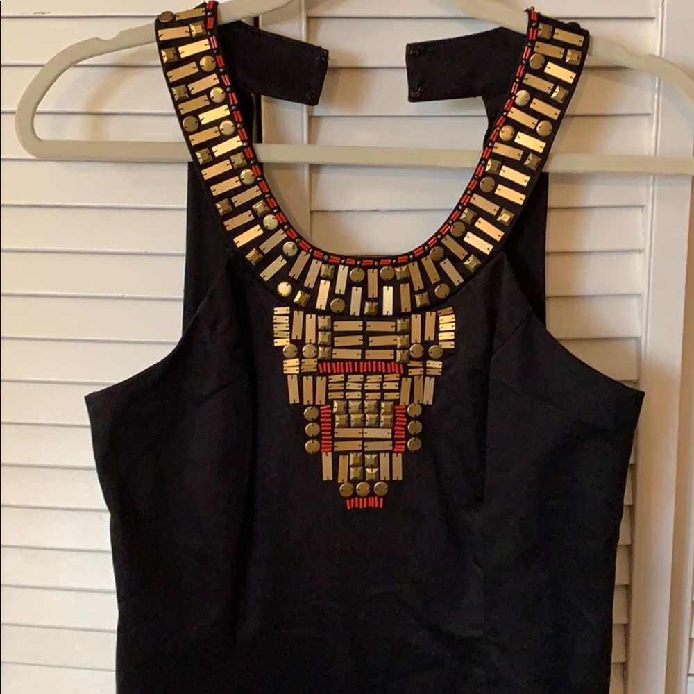Black Maggy London Beaded Dress